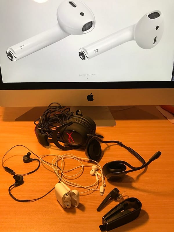 Apple Airpods have replaced 5 sets of headphones.